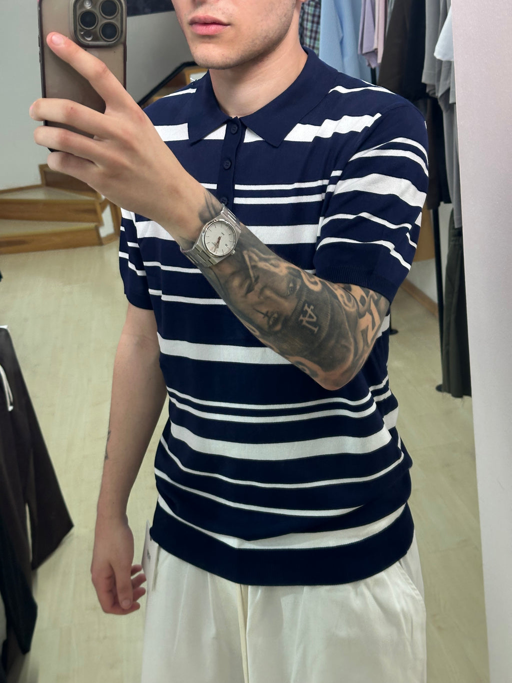 Polo a righe