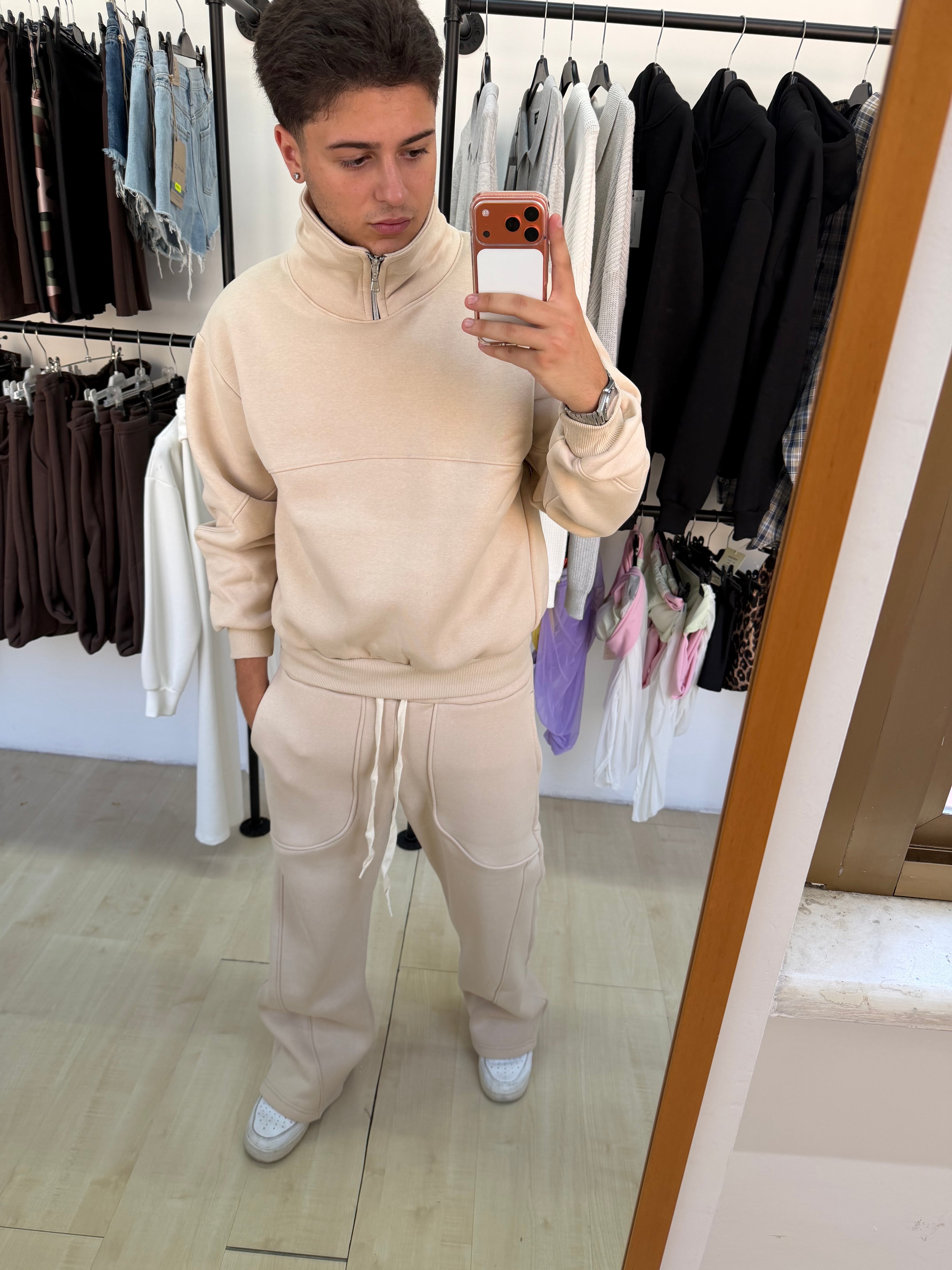 Tuta unisex collo alto