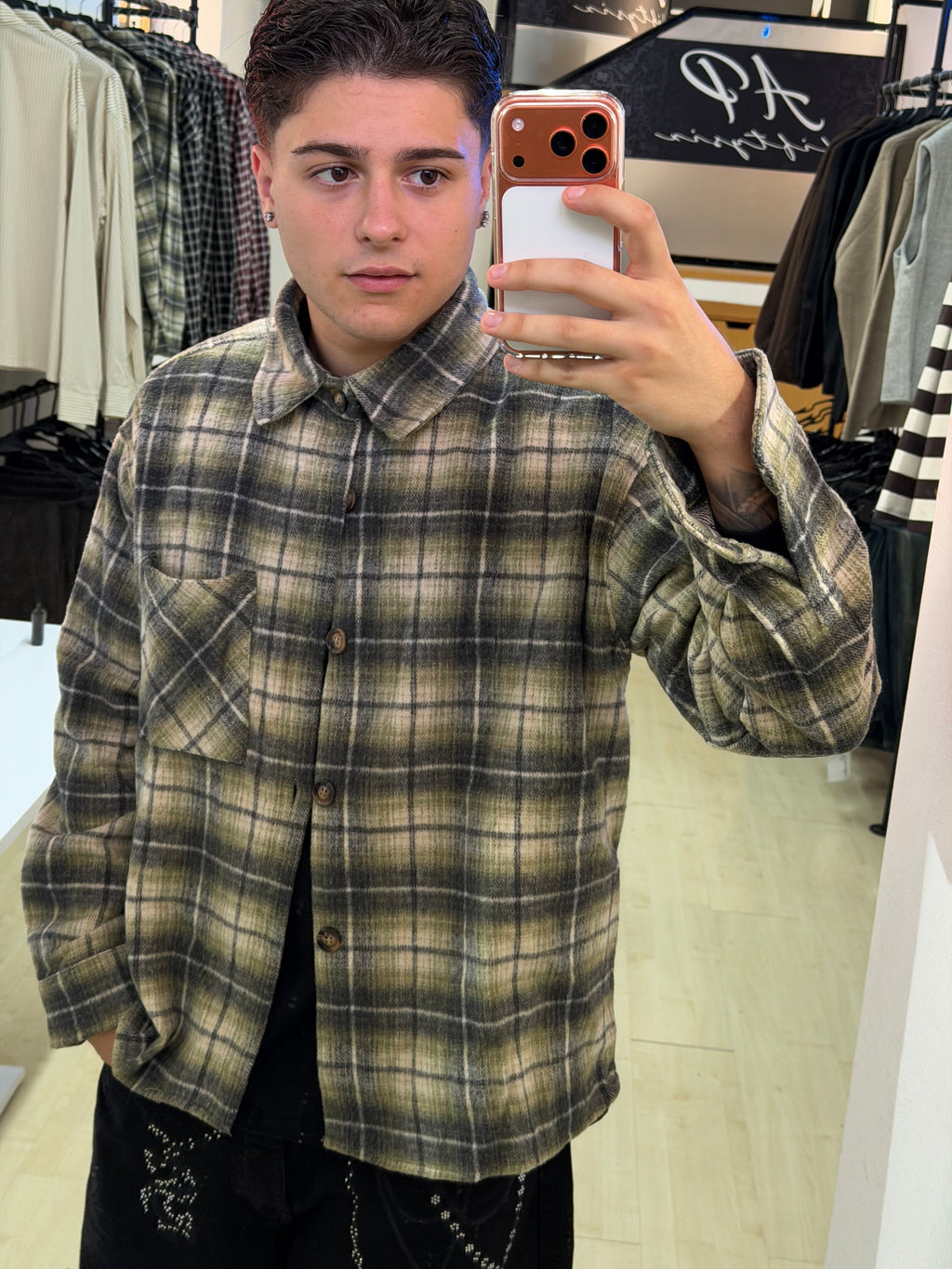 Camicia a quadri