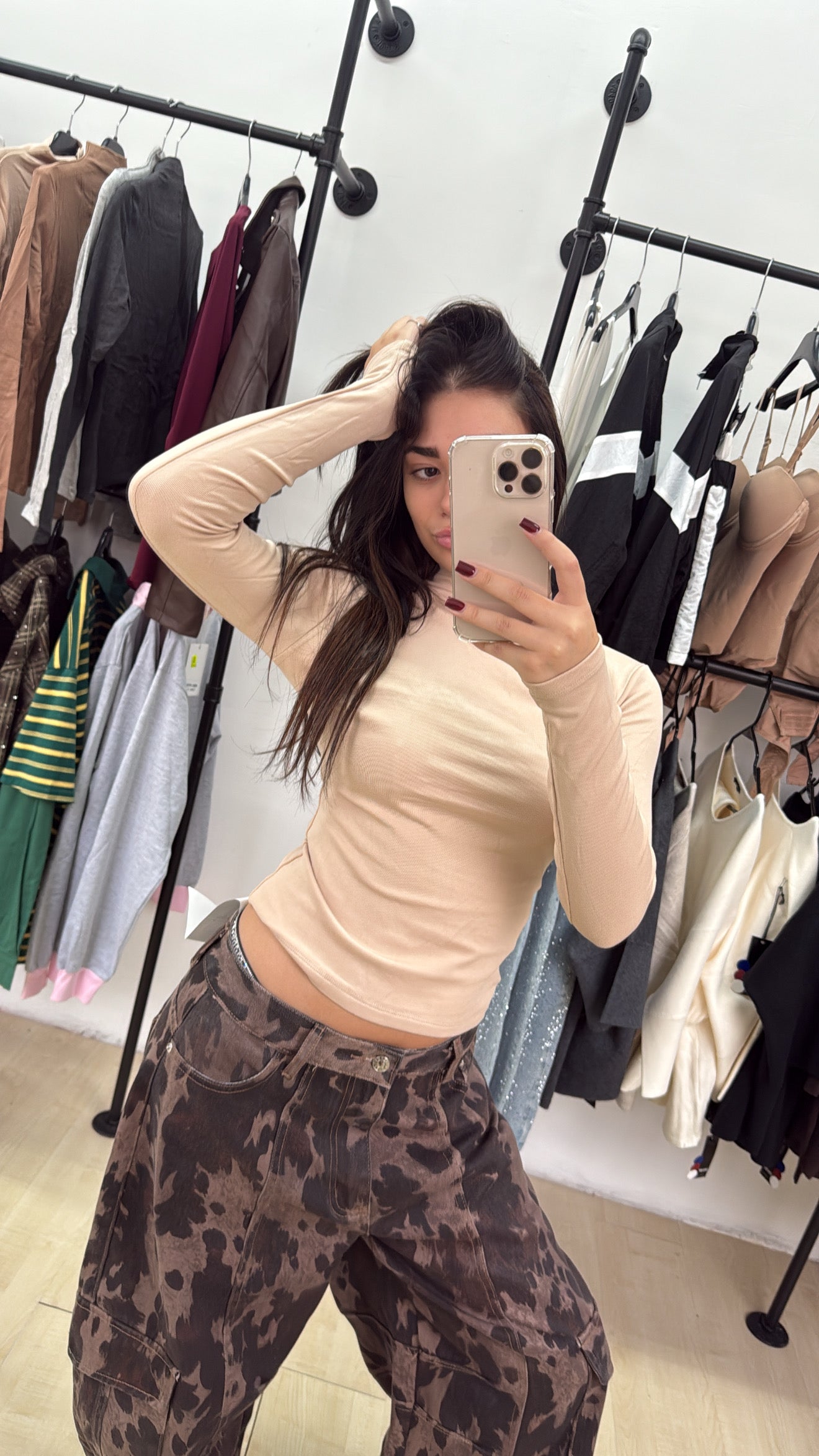 Maglia con collo alto