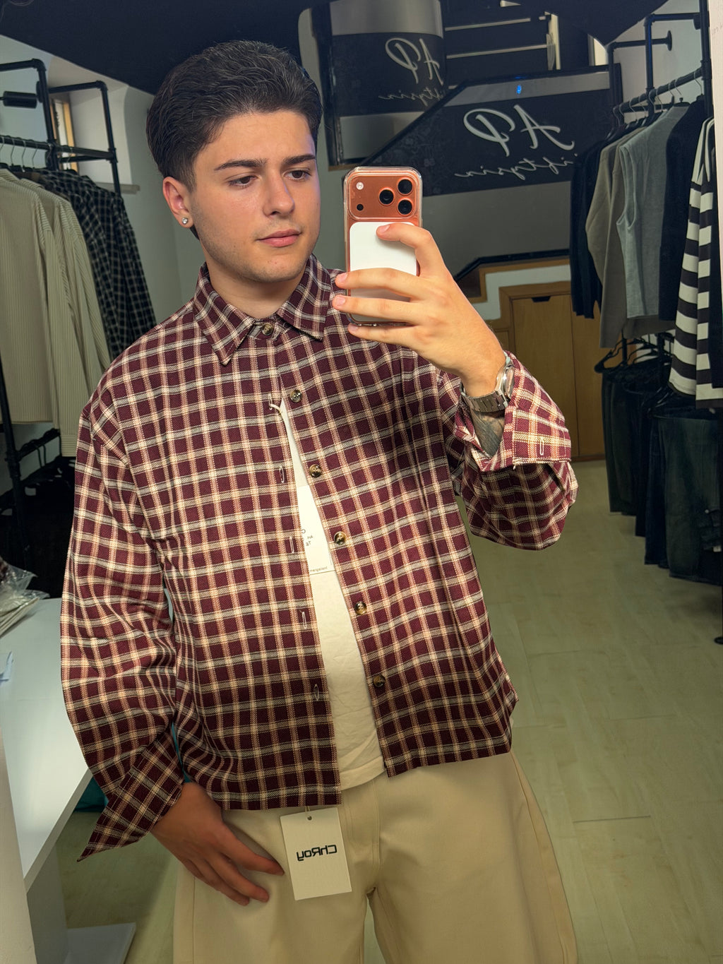 Camicia a quadri