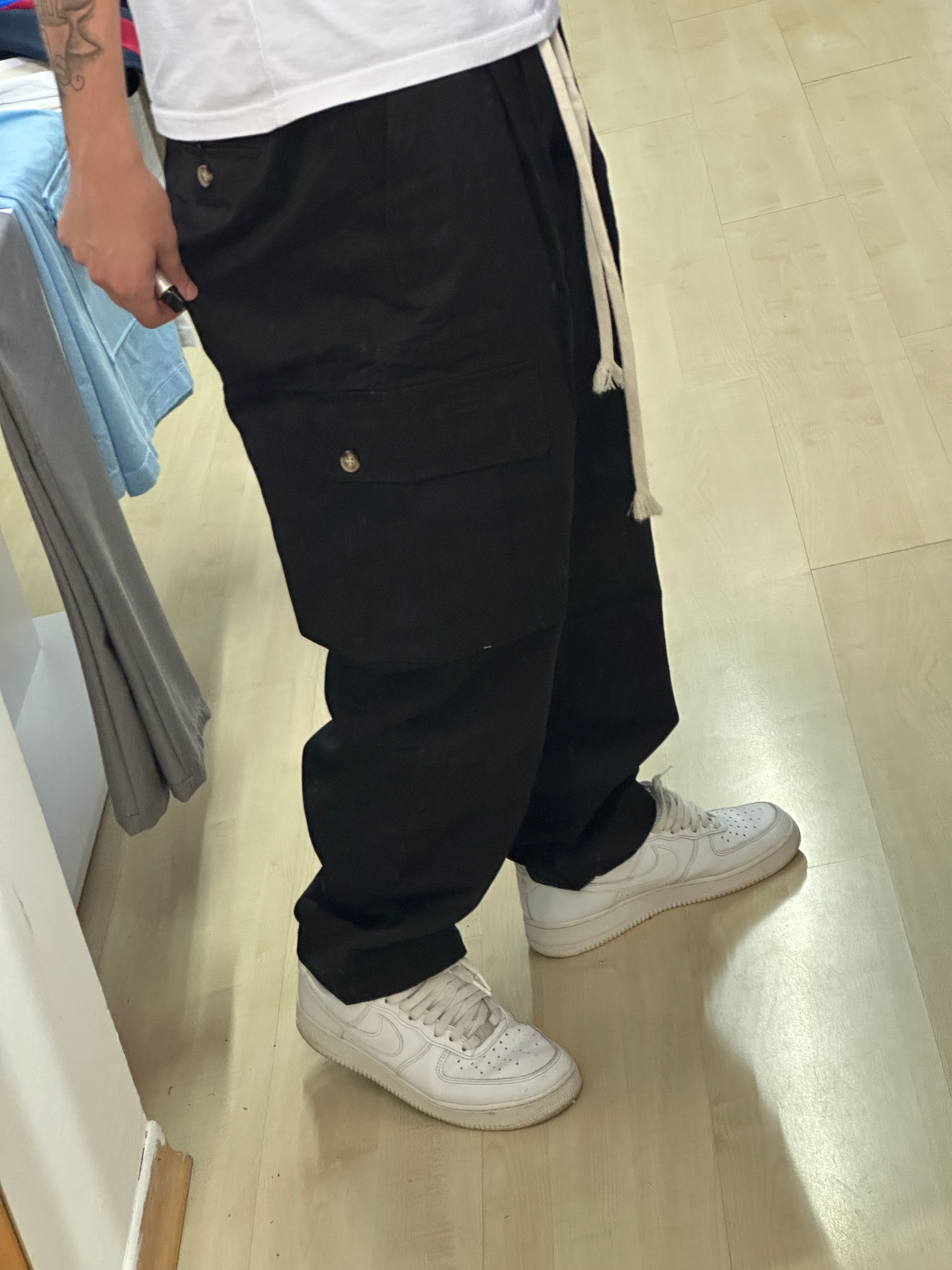 Pantalone cotone raso