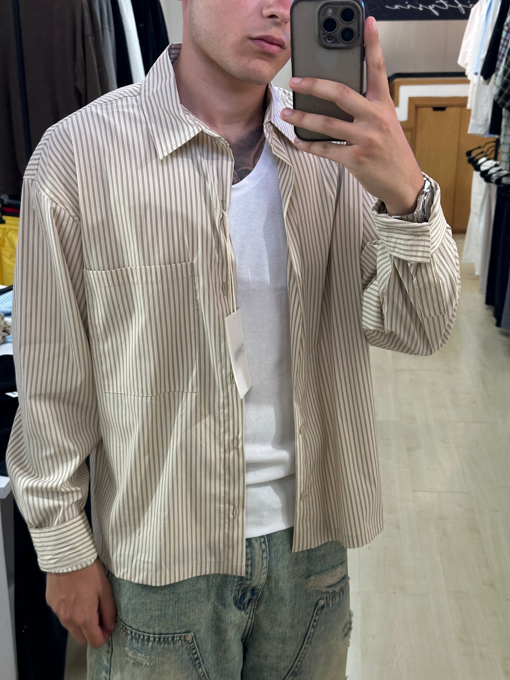 Camicia mille righe