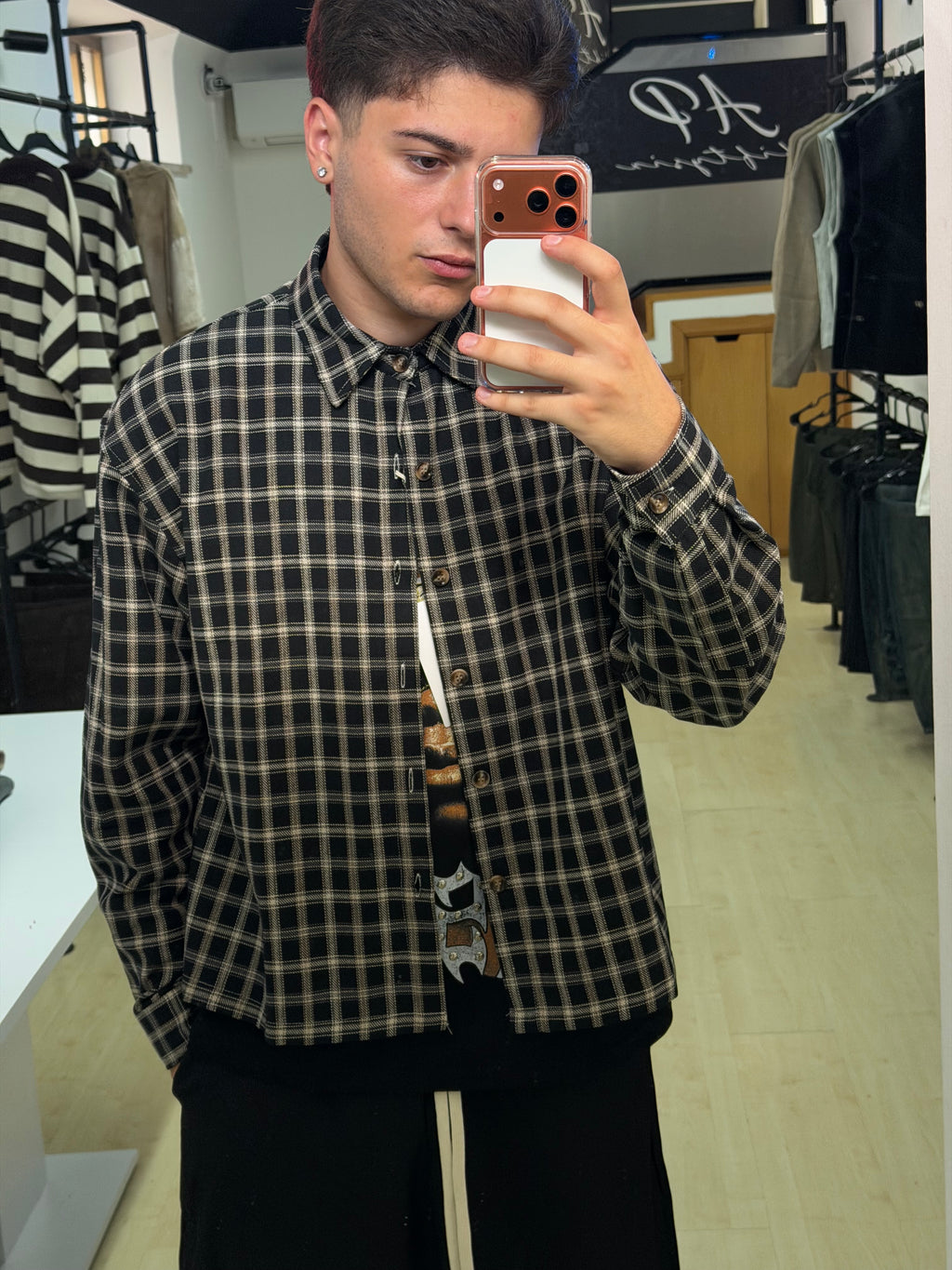 Camicia a quadri
