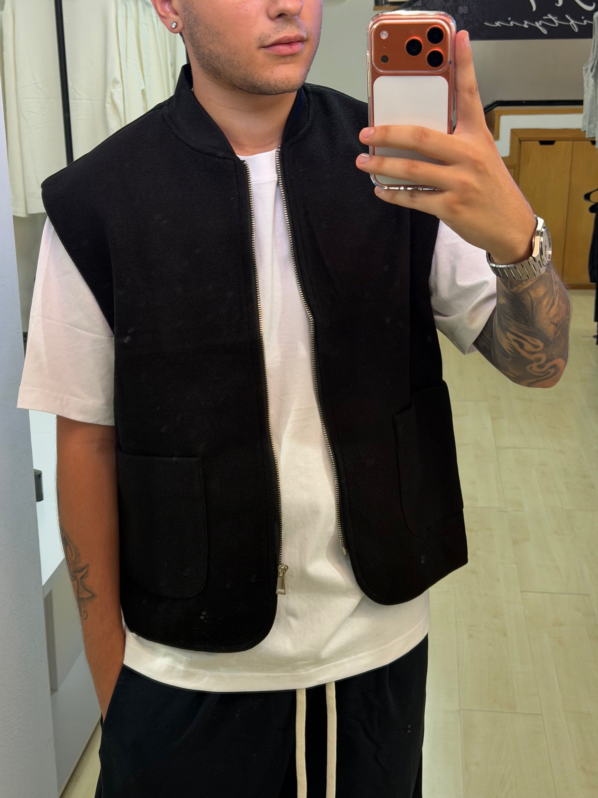 Gilet zip