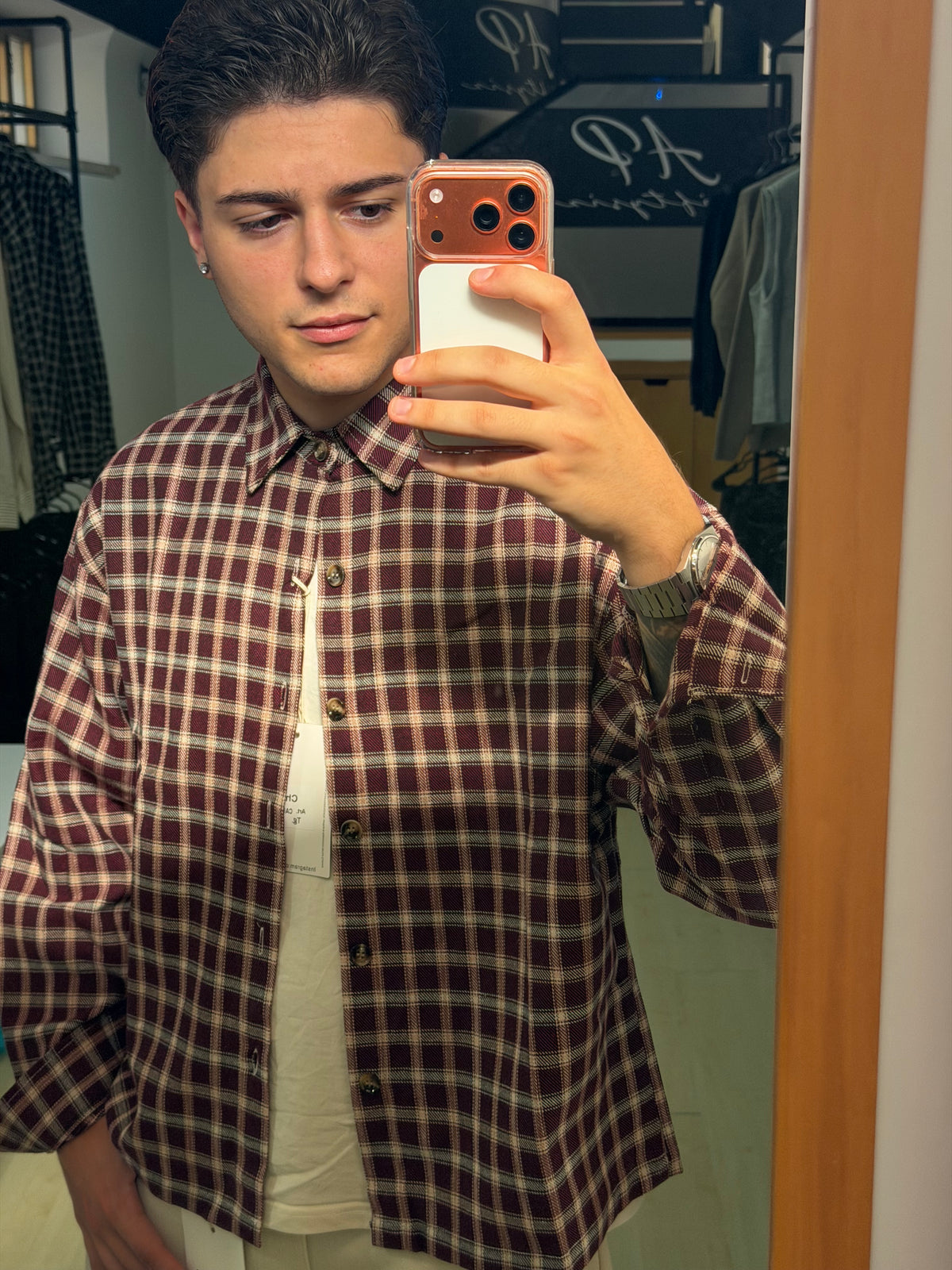 Camicia a quadri