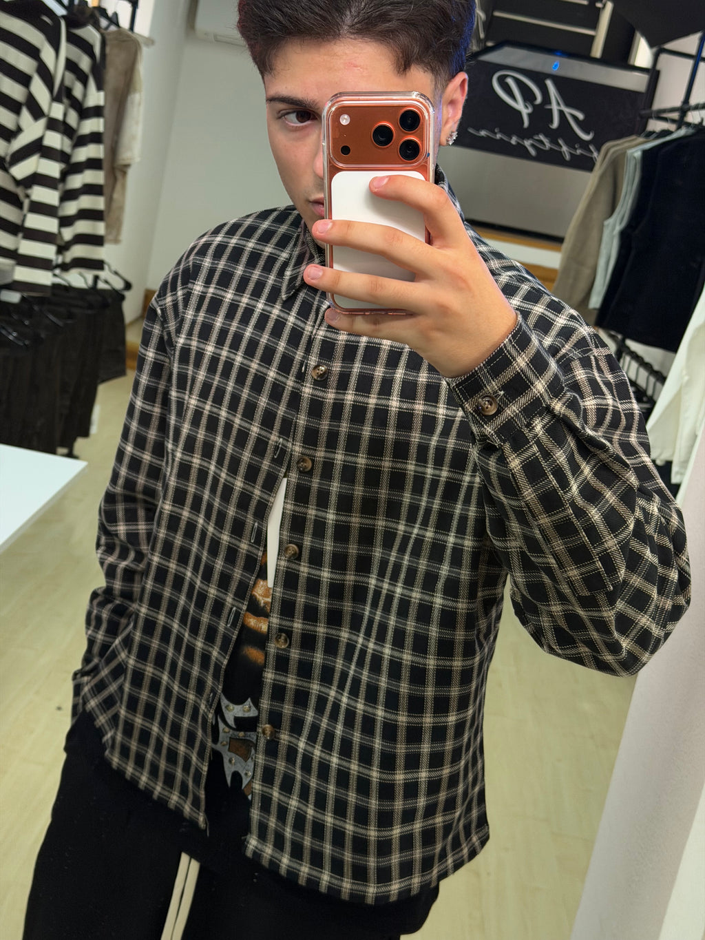 Camicia a quadri