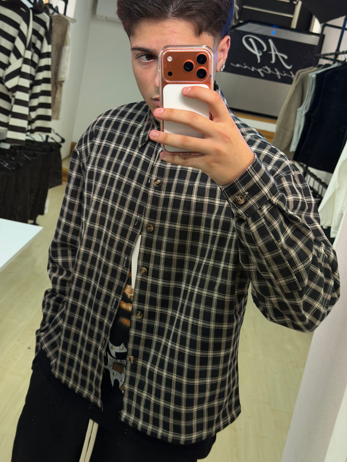 Camicia a quadri