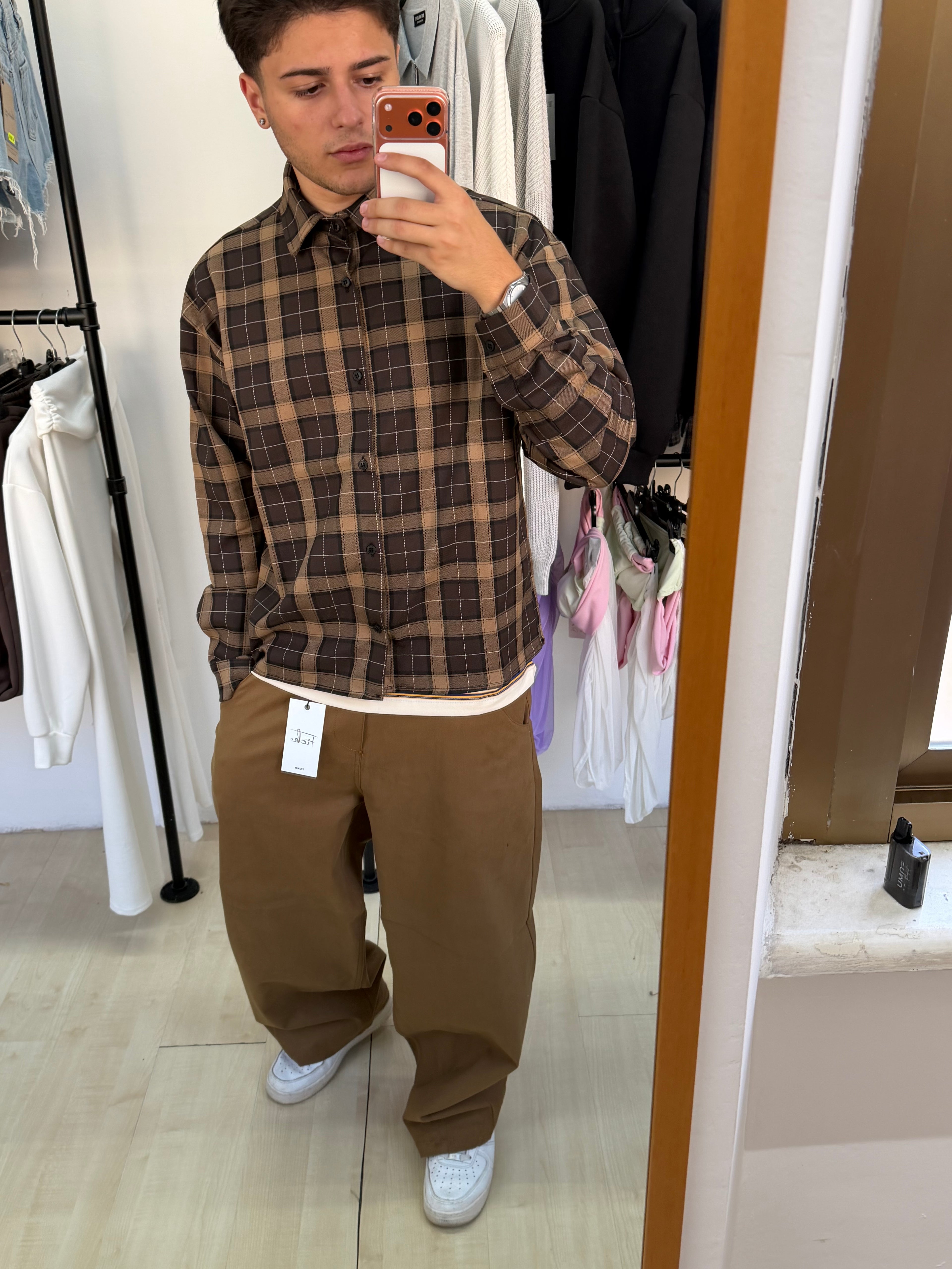 Camicia a quadri
