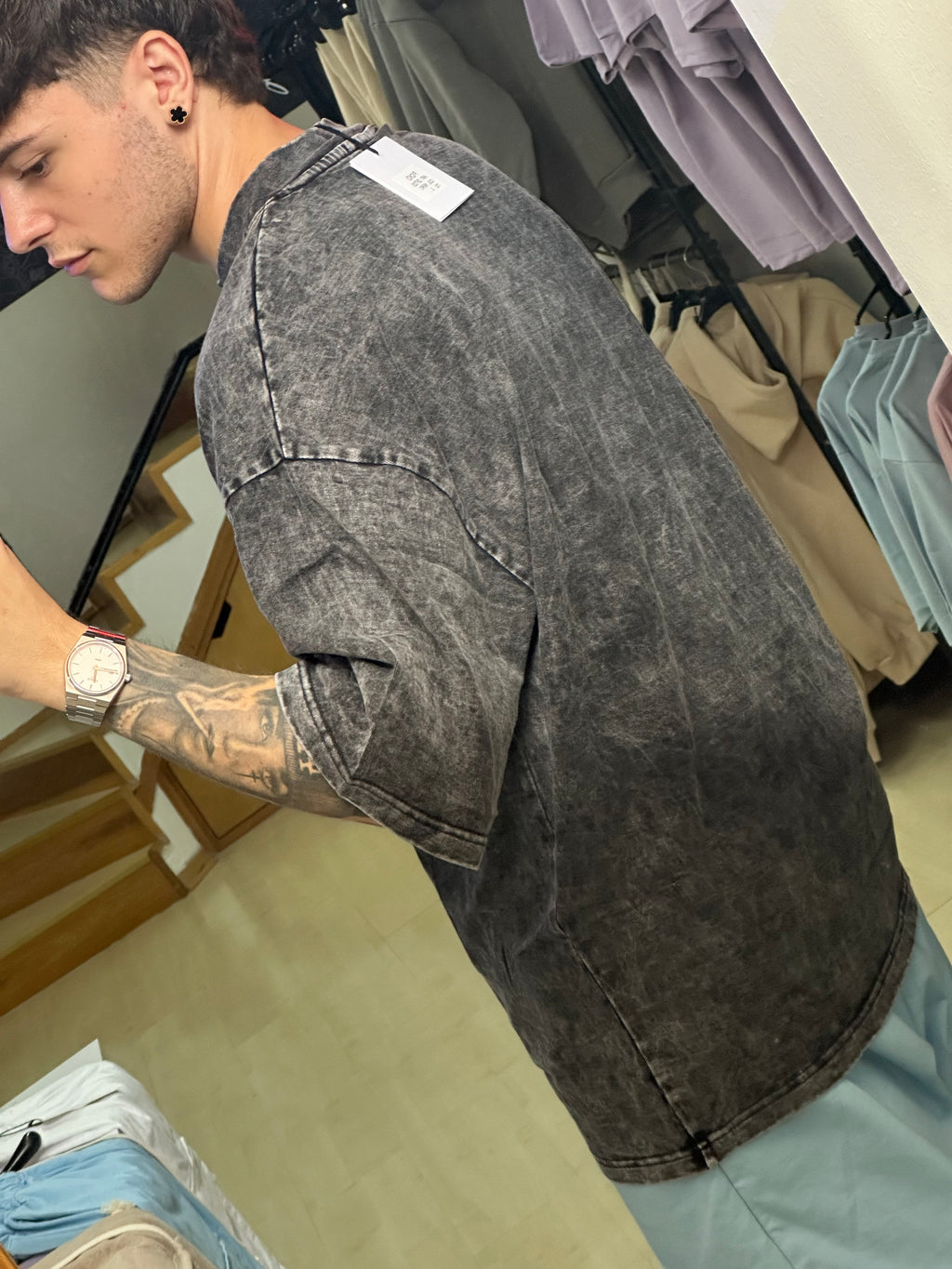 Maglia over size sfumata