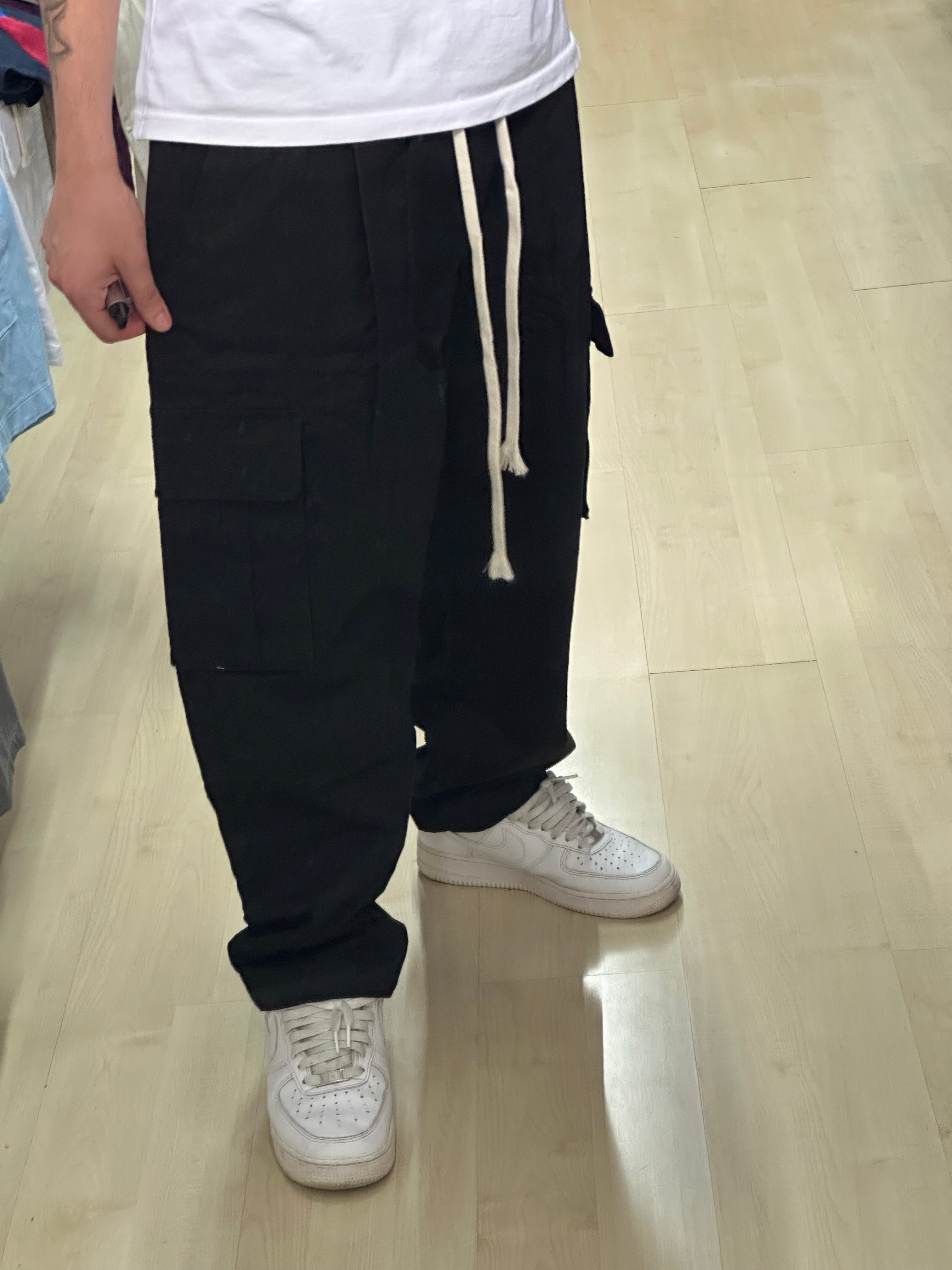 Pantalone cotone raso