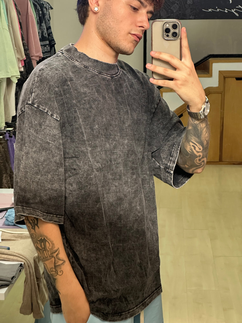 Maglia over size sfumata