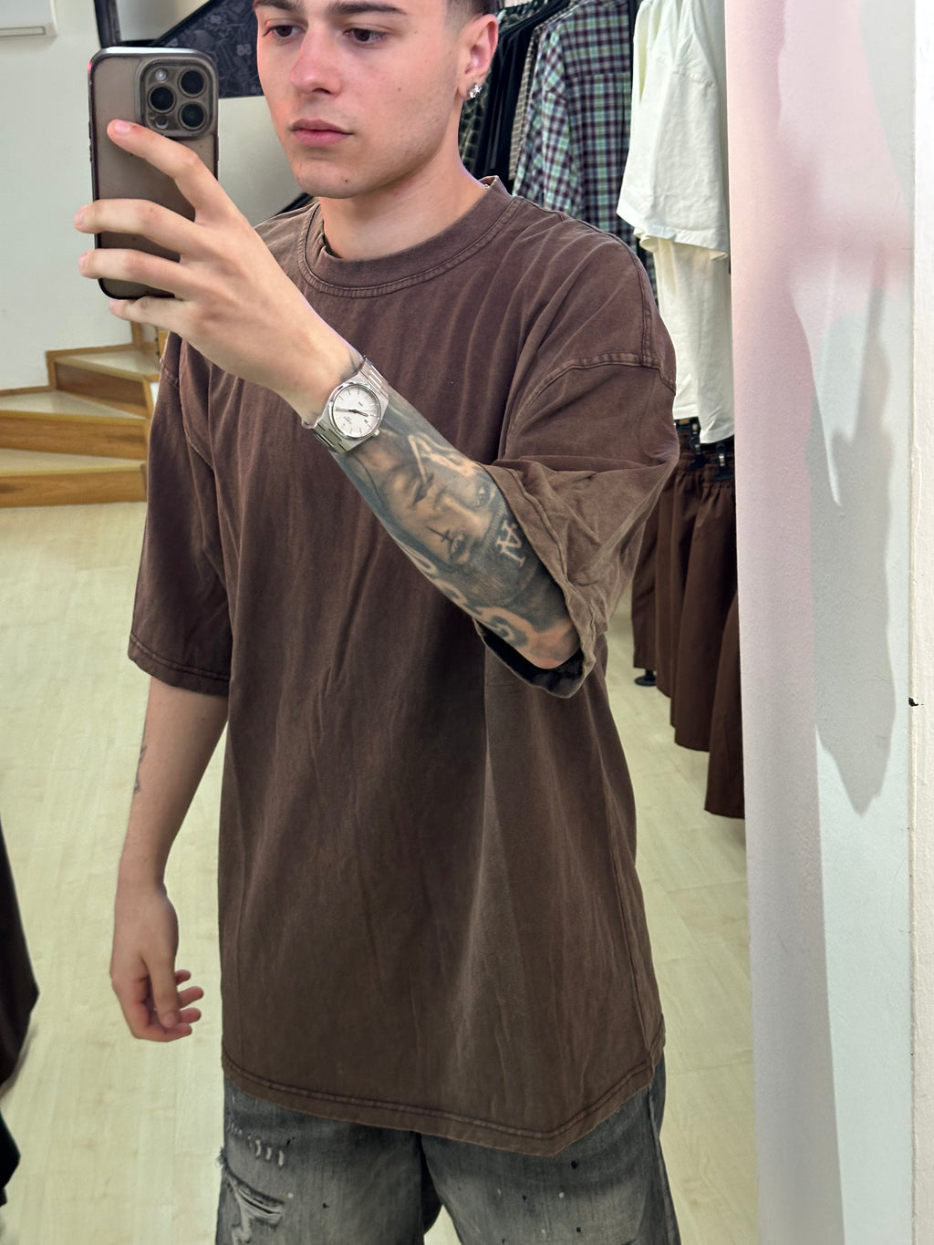T-shirt oversize slavata