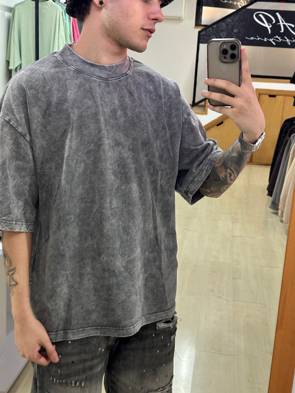 Maglia over size sfumata