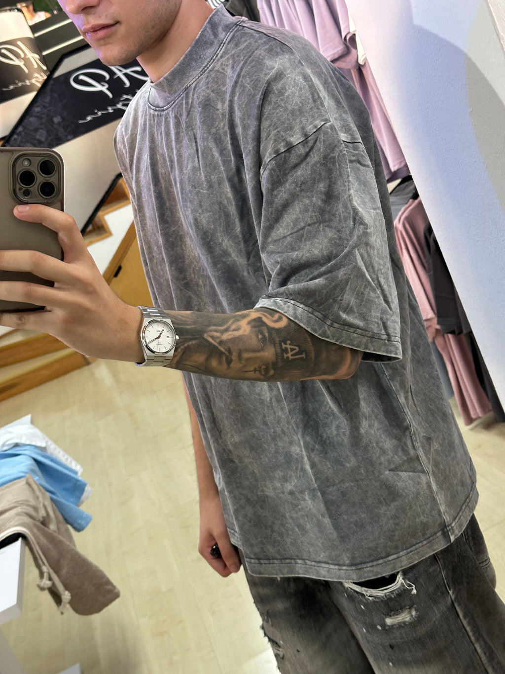 Maglia over size sfumata